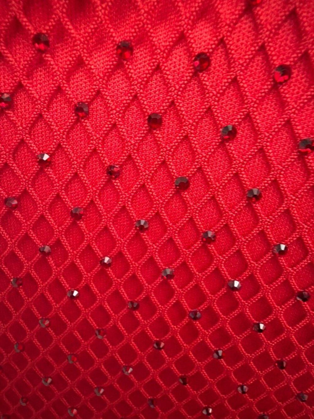 Betsy & Adam Women's Stone Mesh Halter Neck Red Dress Size 8 - Picture 10 of 12